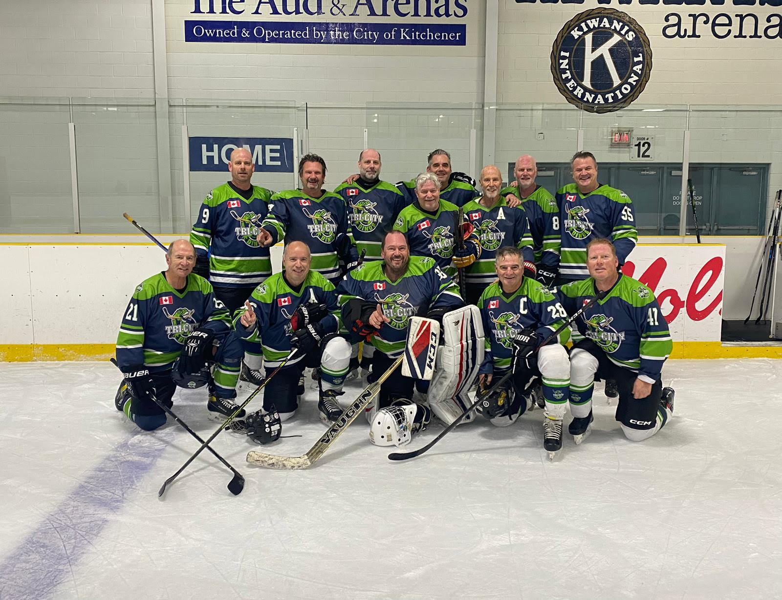 Tri-City Dinos Old Timers Hockey Team